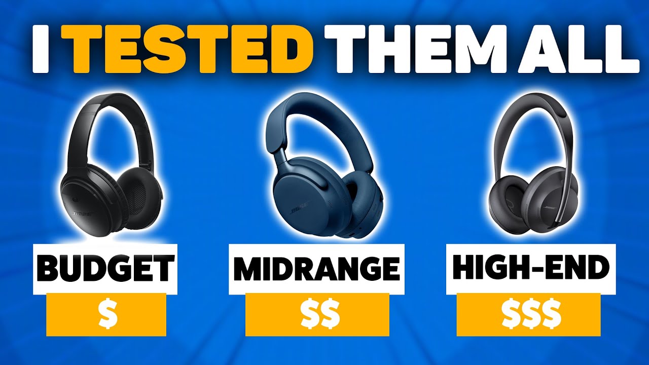 BEST Budget Noise Cancelling Headphones in 2025 - Shockingly Good Sound for Cheap!