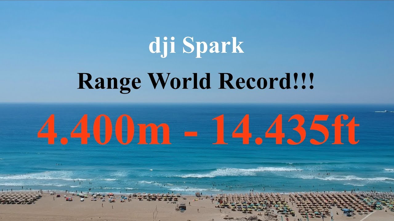 Dji Spark Range World Record 4400 meters - Emergency Landing -  FCC CE and sport+ hack !!