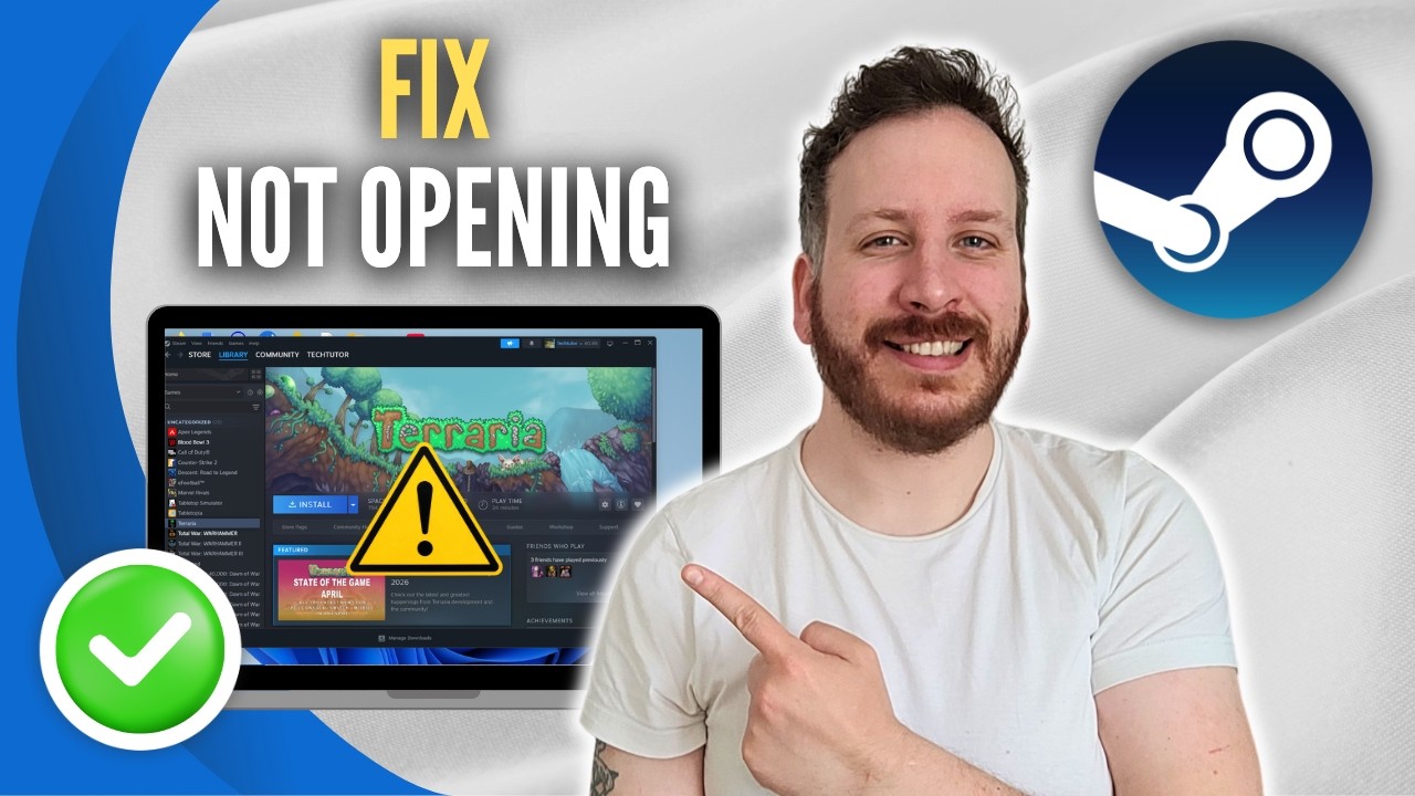 How To Fix Steam Not Opening (2026)