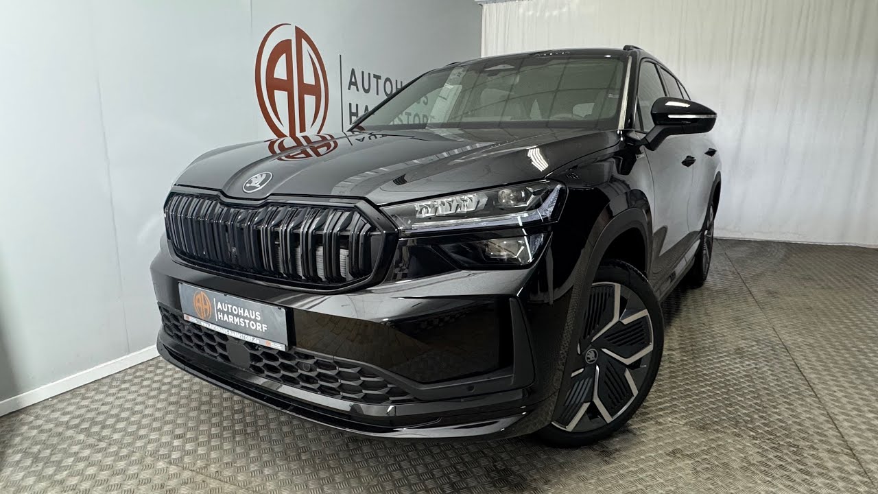 Skoda Kodiaq 2.0 TDI 4x4 Sportline Pano AHK 7-Sitze - Schwarz-Magic Perleffekt