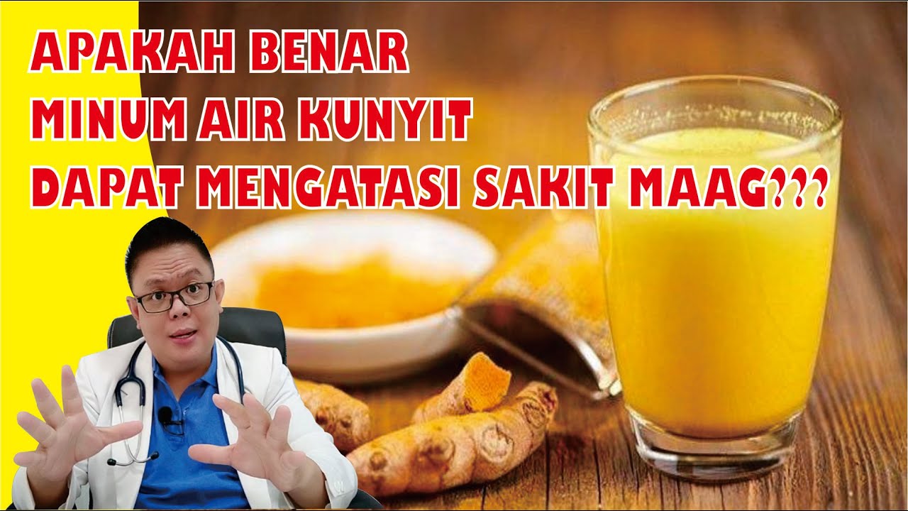 APAKAH BENAR MINUM AIR KUNYIT BISA MENGATASI SAKIT MAAG?????