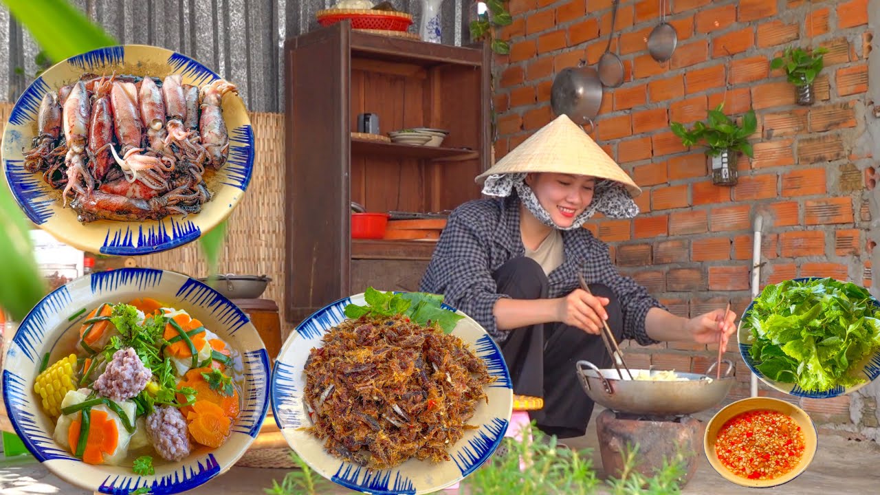 Hết Cơm Món Cá Ó Rim Nước Mắm, Canh Bắp Cải Nhân Mực