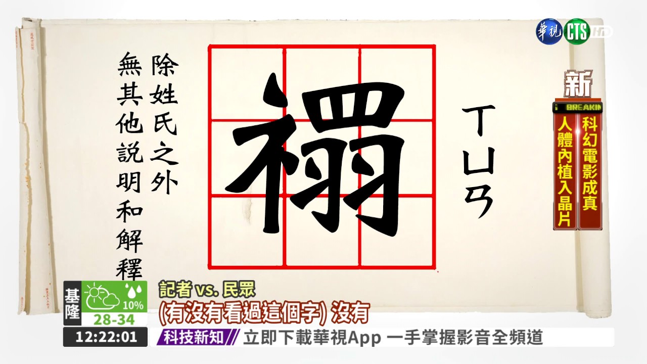 你會唸嗎? 民眾姓