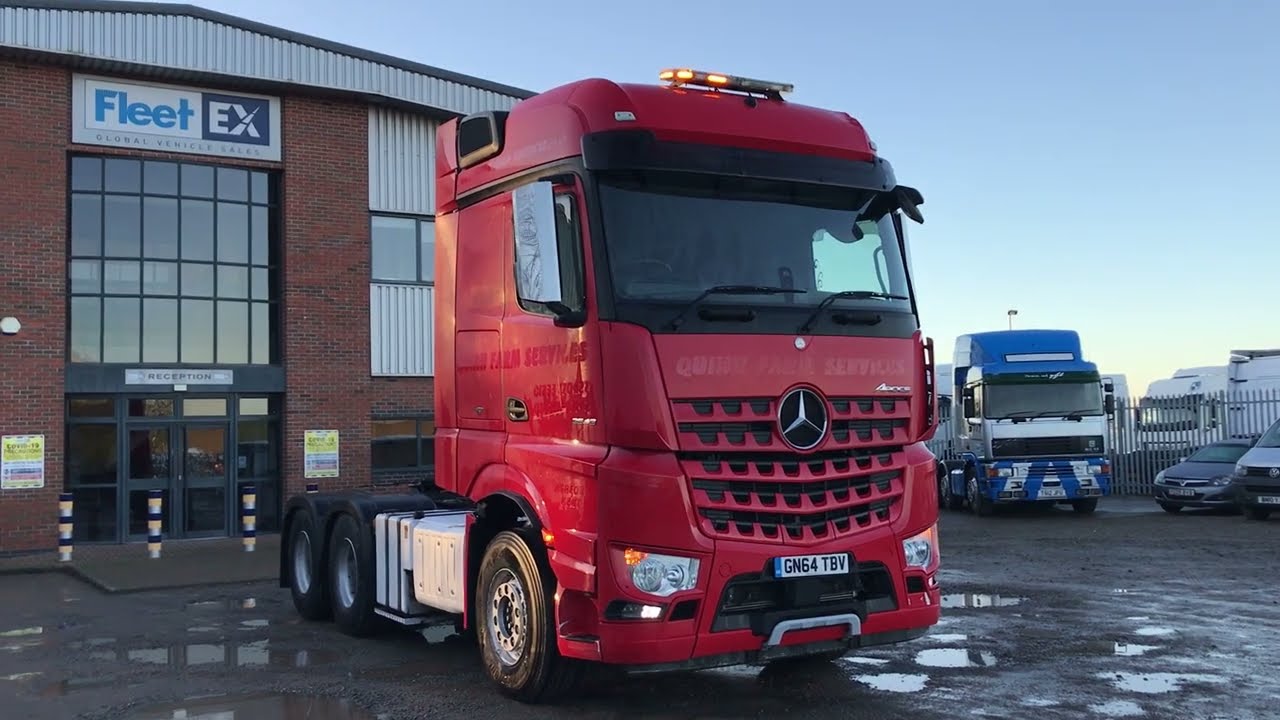 MERCEDES AROCS 2648 *EURO 6* 6X4 DOUBLE DIFF TRACTOR UNIT 2014 - GN64 TBV