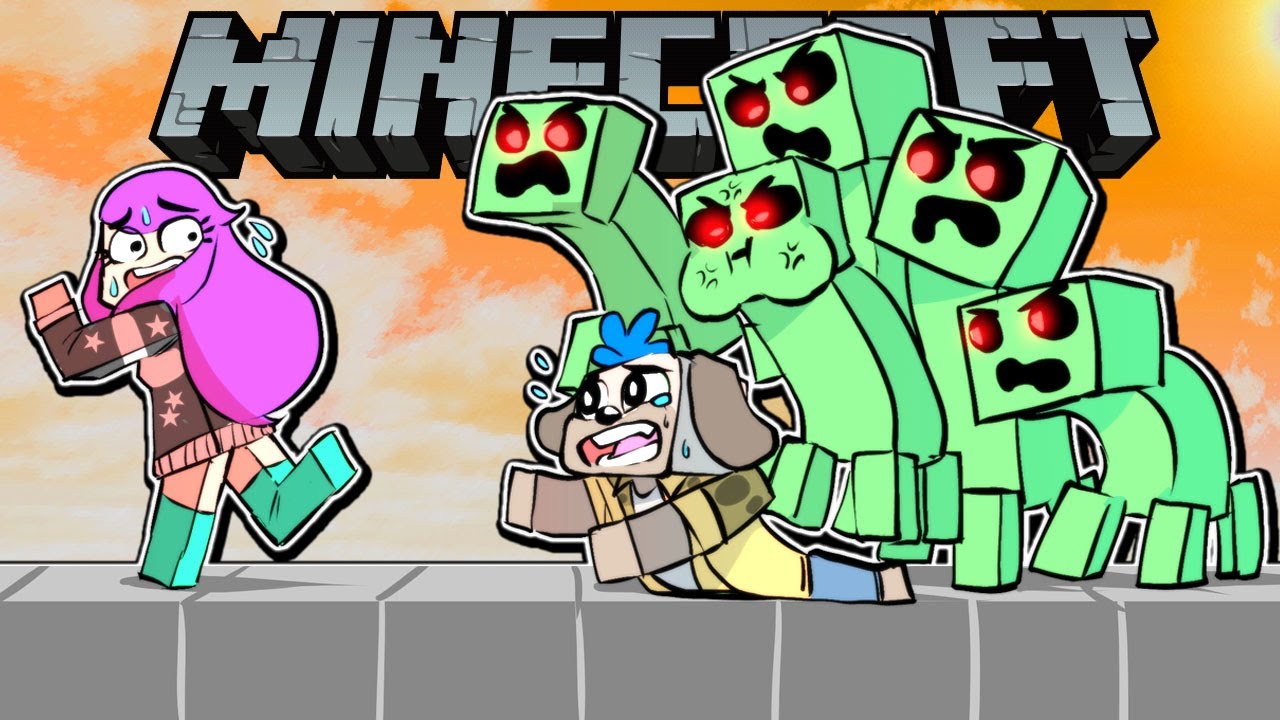 The BEST Creeper Run Parkour Map!