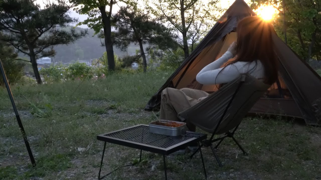 Solo camping: Best Relaxing Camping Meditation for Nature Lovers #asmr #solocamping #relaxing