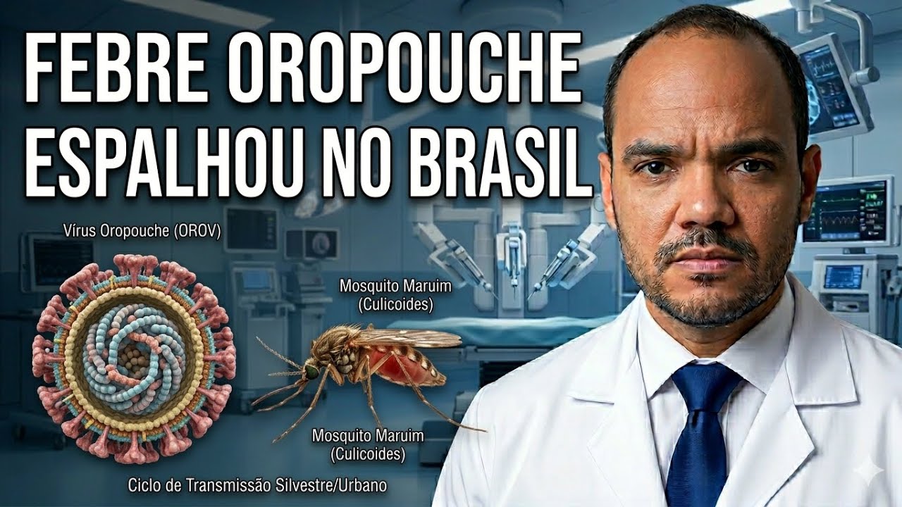 EPIDEMIA DE FEBRE DE OROPOUCHE no BRASIL 🇧🇷 E AS NOVAS MUTAÇÕES 