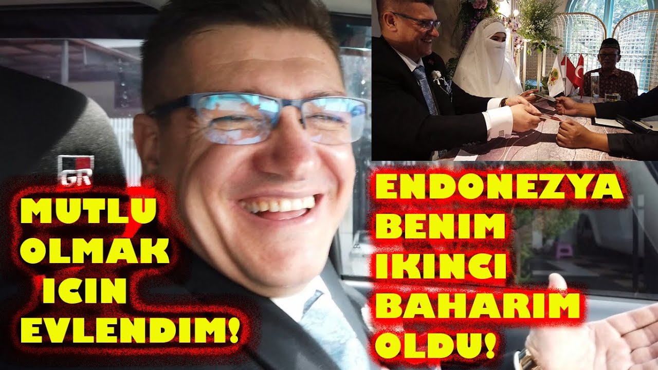 MUTLU OLMAK İCİN ENDONEZYA YA GELDİ AŞKI BURDA BULDU!NADİR BEY ENDONEZYA DA EVLİLİK COK GÜZEL DEDİ!