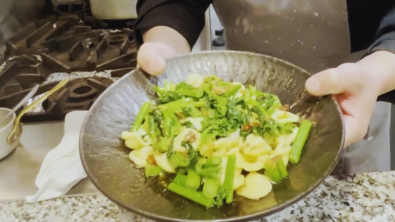 【超簡単】春野菜の自家製オレキエッテ