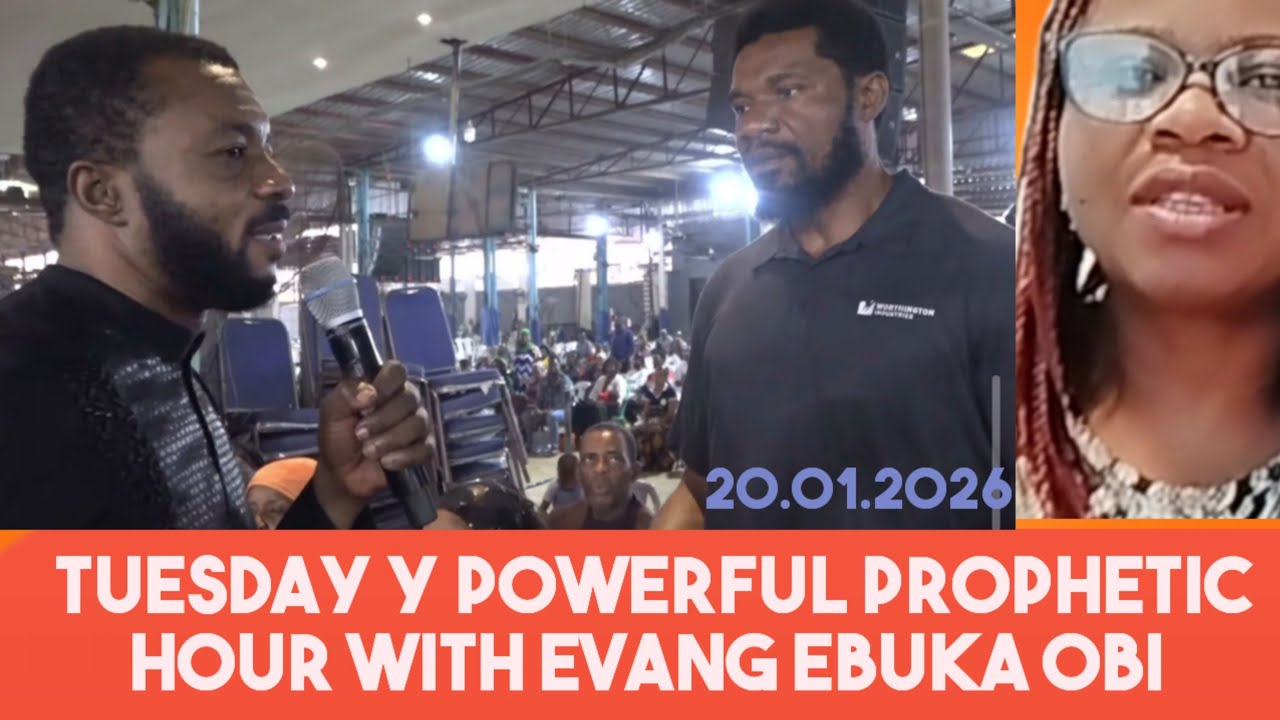 Tuesday powerful prophetic hour with Evang Ebuka Obi#zionprayermovementoutreachlive 