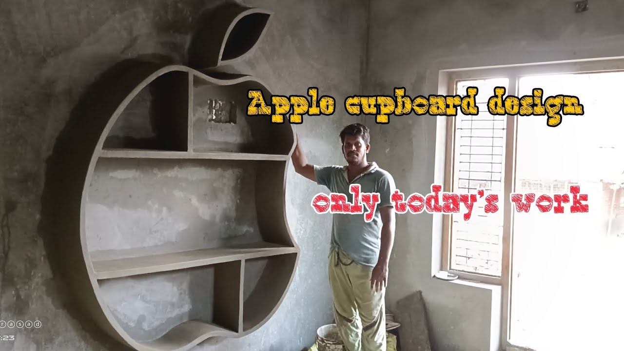 Apple cupboard design #working# days only 2 days #homedesigning #trendingshorts #flower