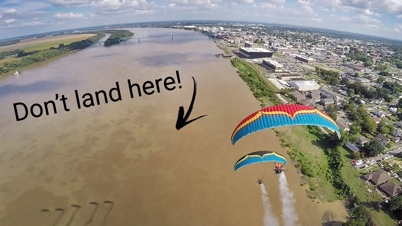 Turbulent Mid Day Flight Over The Ohio River!