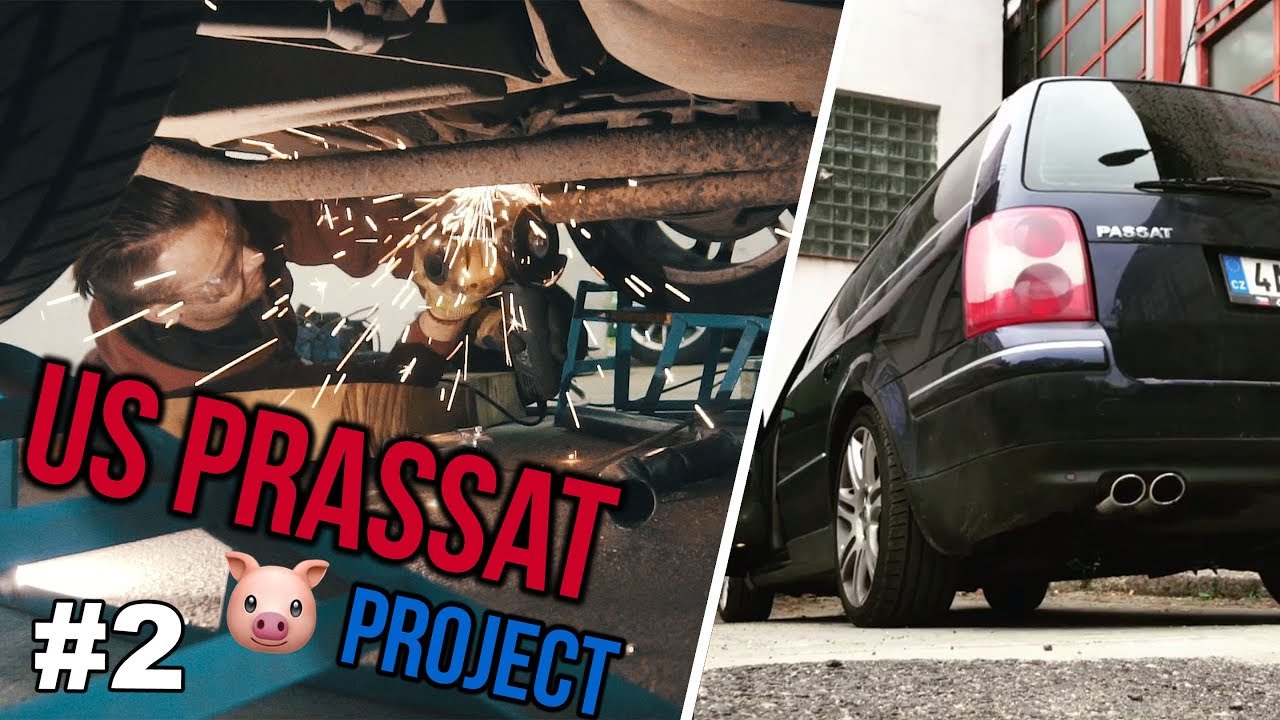 2# 🐷 US Prassat Project - Ladění výfuku s W8 koncovkama na 2.8 V6