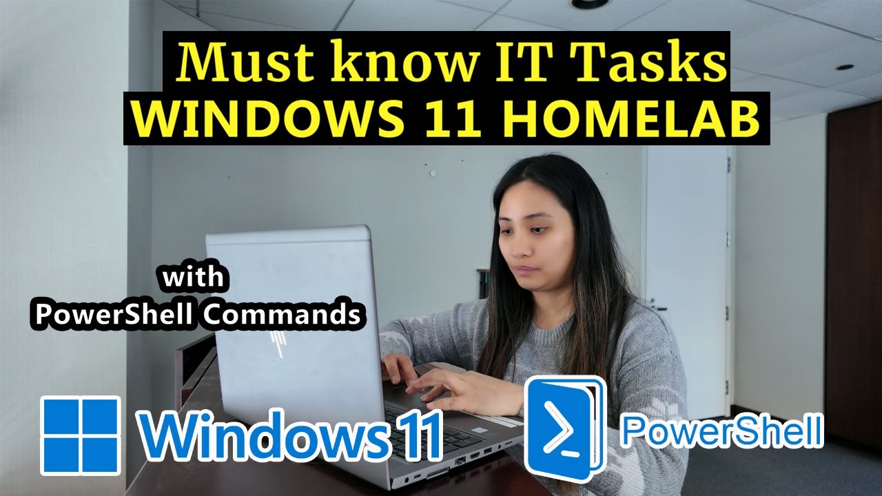Common IT tasks when setting up a Windows 11 computer with Powershell commands