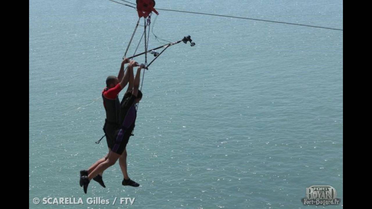 Fort Boyard : La tyrolienne