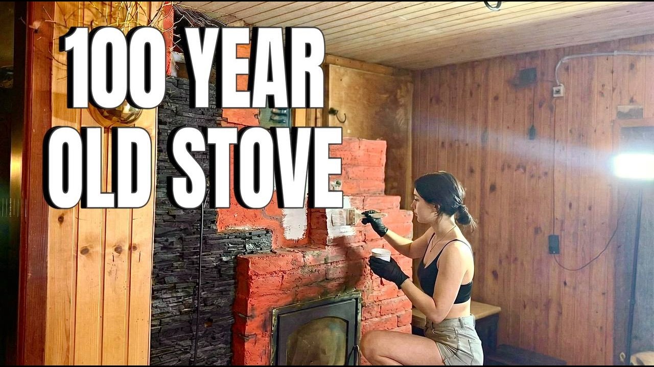 Restoring a 100-Year-Old Stove | From Ruin to Cozy Home