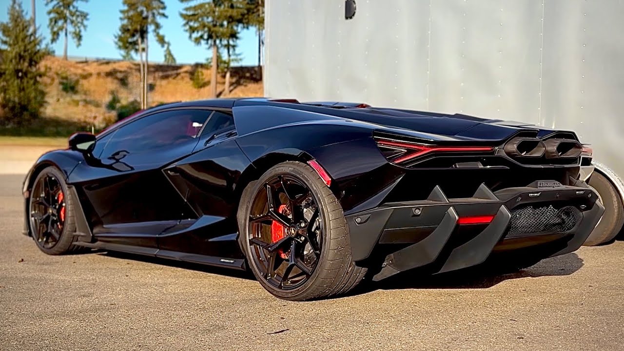 Lamborghini Revuelto track day compilation.