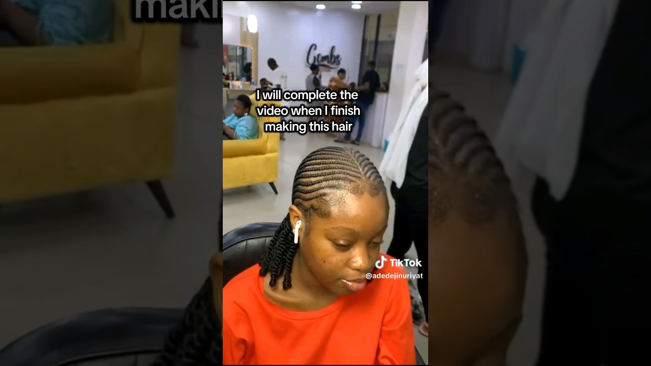 All back cornrows with Kinky hair extensions  #braidmaids #hair #hairstyles #braidhairstyles