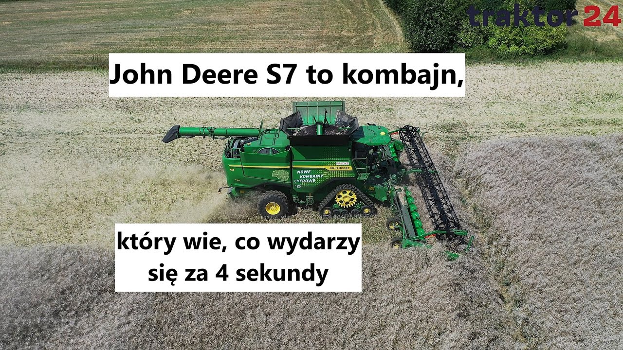 John Deere S7 to kombajn, kt&oacute;ry wie, co wydarzy się za 4 sekundy #johndeere #traktor24