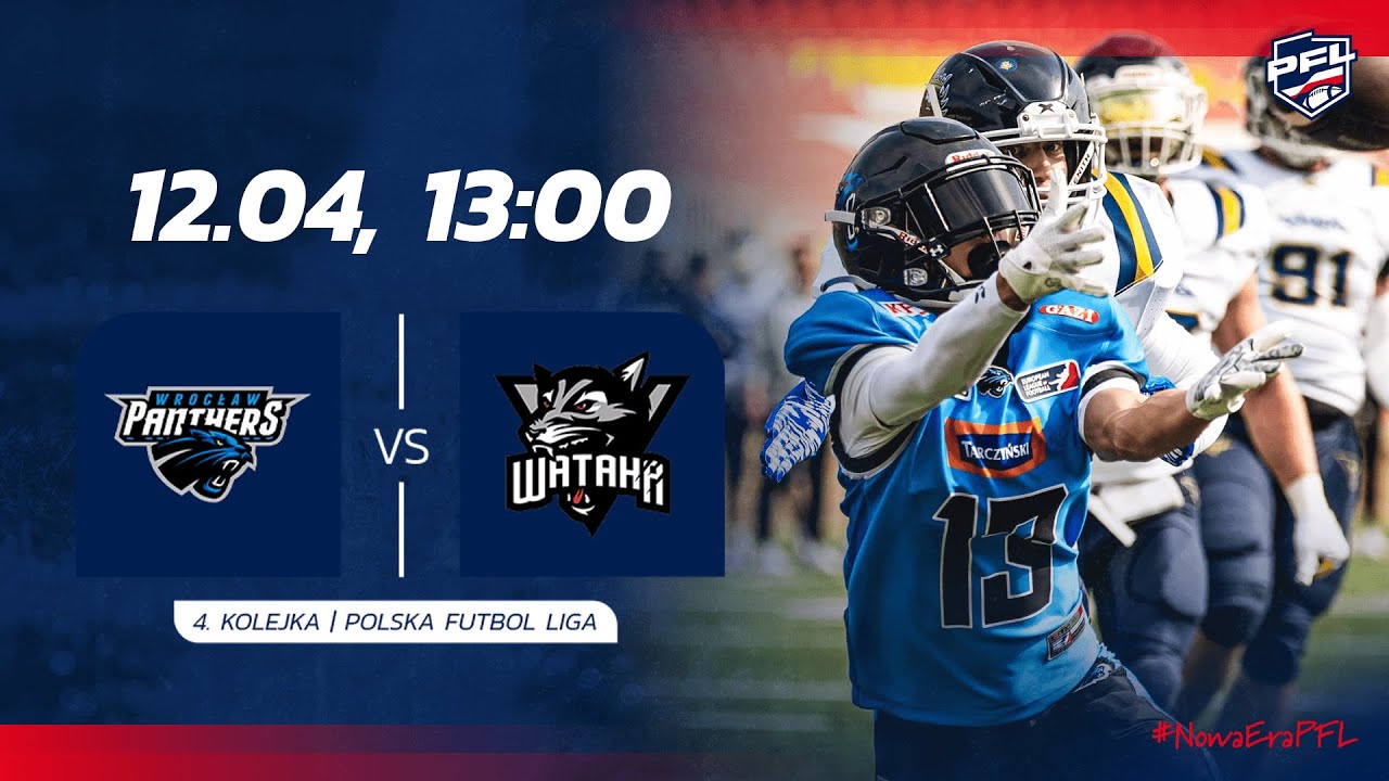 Panthers Wrocław vs. Wataha Zielona Góra | 4. kolejka, 12.04.2025r. | Polska Futbol Liga