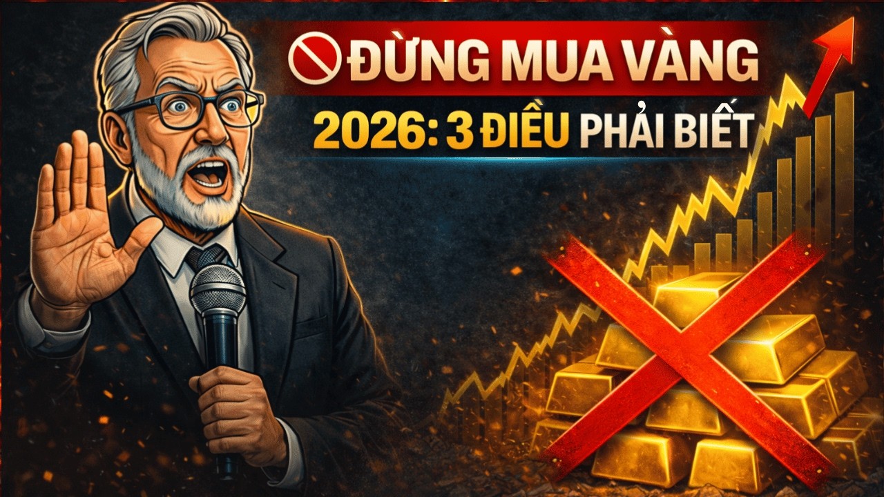 VÀNG 2026: 3 ĐIỀU ÍT AI NÓI TRƯỚC KHI BẠN XUỐNG TIỀN !