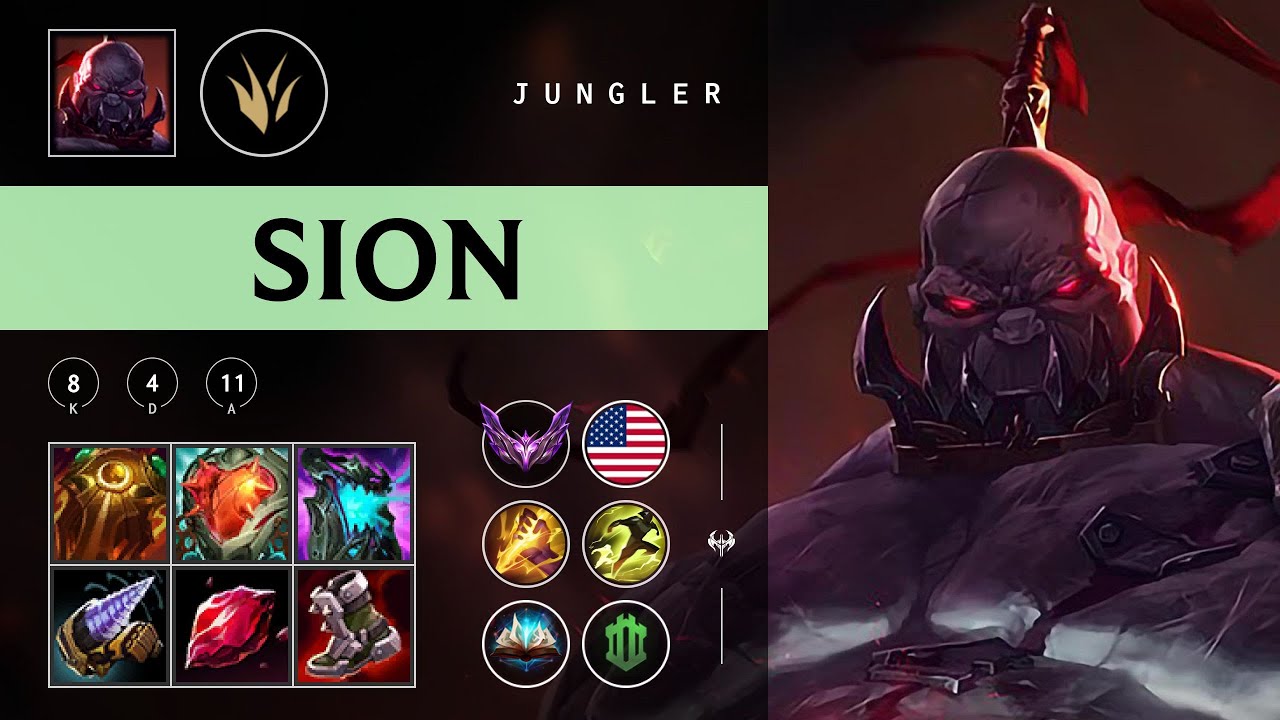 Sion Jungle vs Volibear - NA Master Patch 25.22