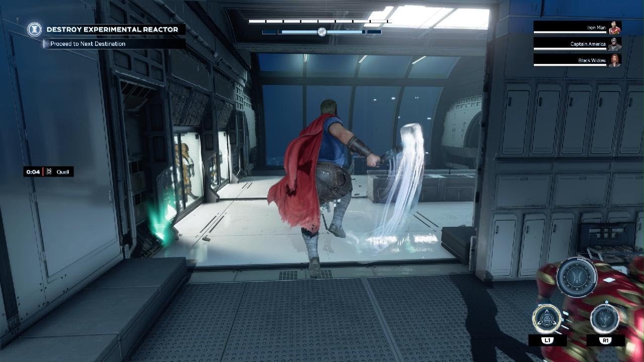 Thor in the speed force Marvel's Avengers