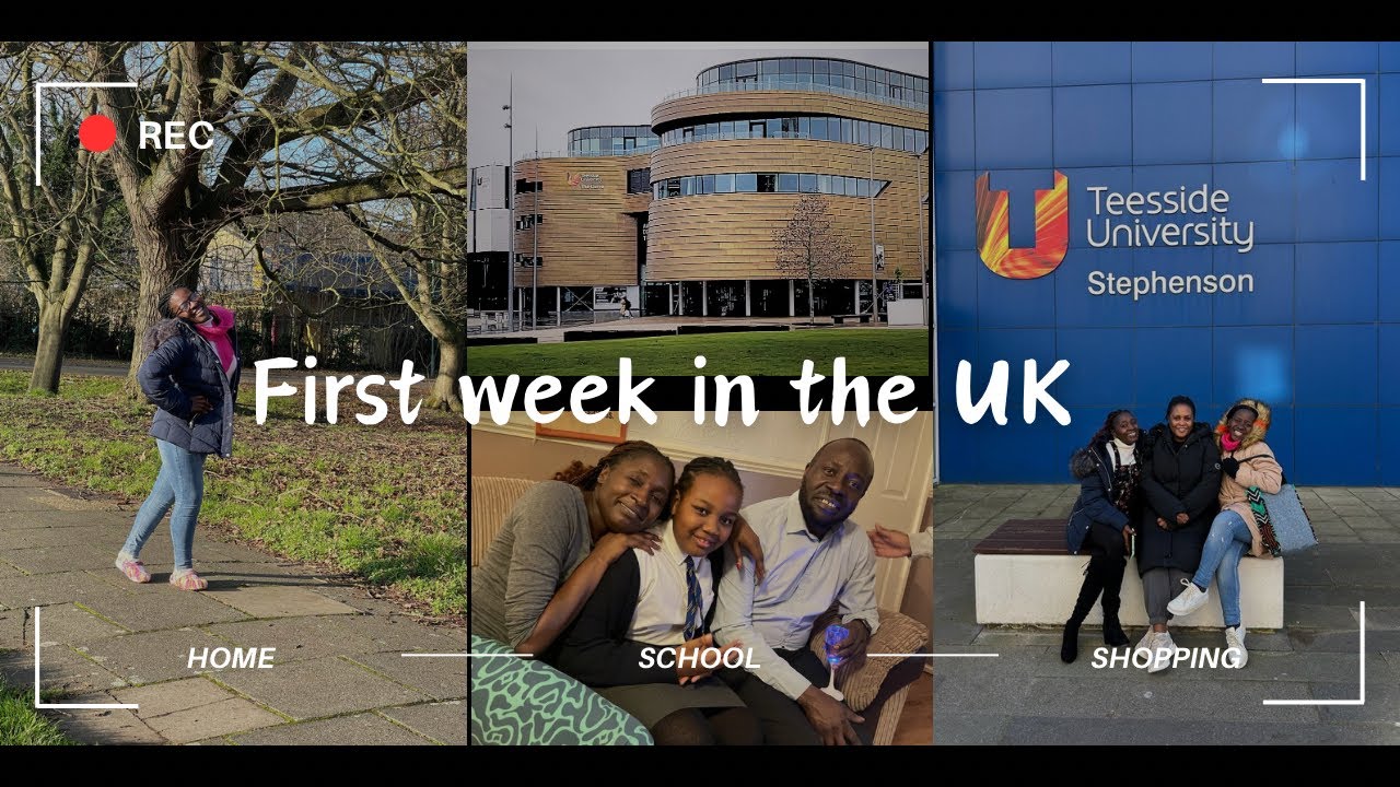 UK INTERNATIONAL STUDENT!! First week in the Uk ❤️! Teesside University🥳