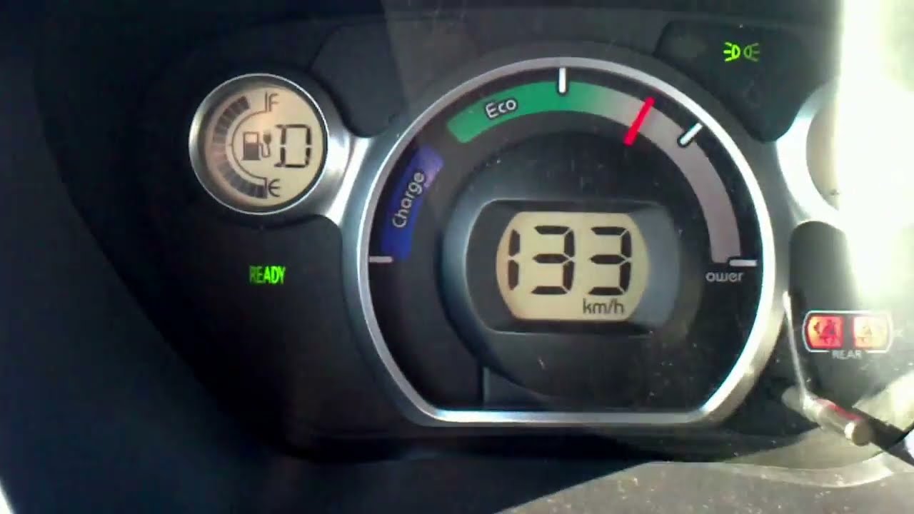 Mitsubishi i-Miev Start up and acceleration