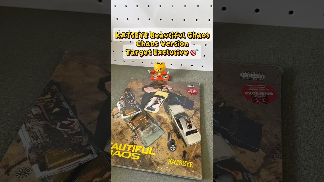 KATSEYE &bull; Beautiful Chaos Chaotic Version Target Exclusive 🎯 Album Unboxing #katseye #kpop #unboxing