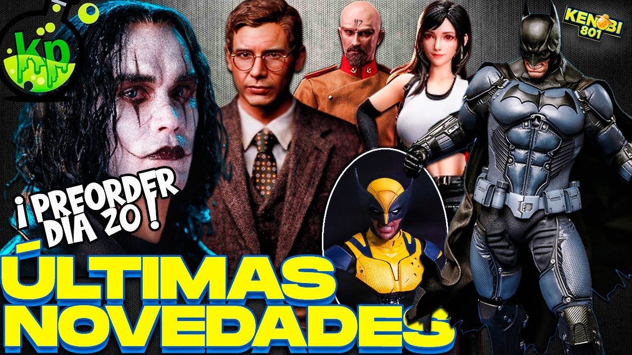 🧐 Novedades 1/6 #124: ¡EL CUERVO ES INMINENTE, BATMAN ARKHAM, TIFA LOCKHART, FFVII y más ACCESORIOS!