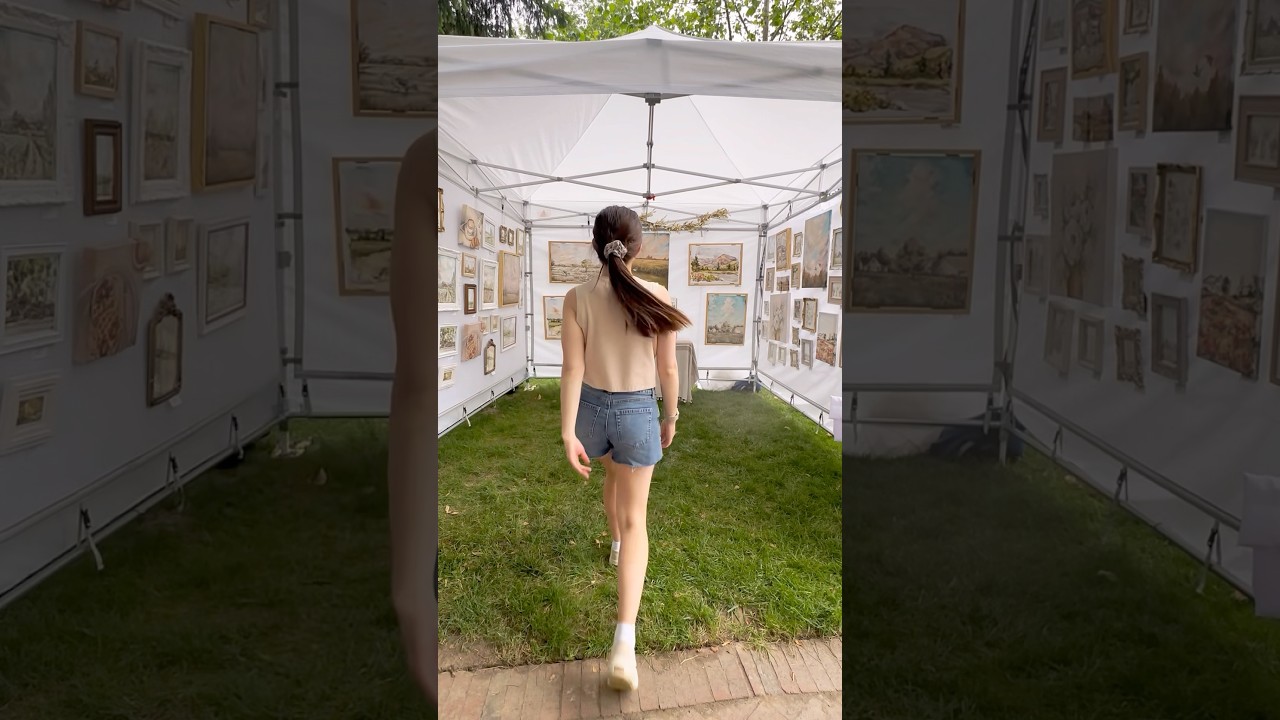 Art Fair Setup! #shorts #short