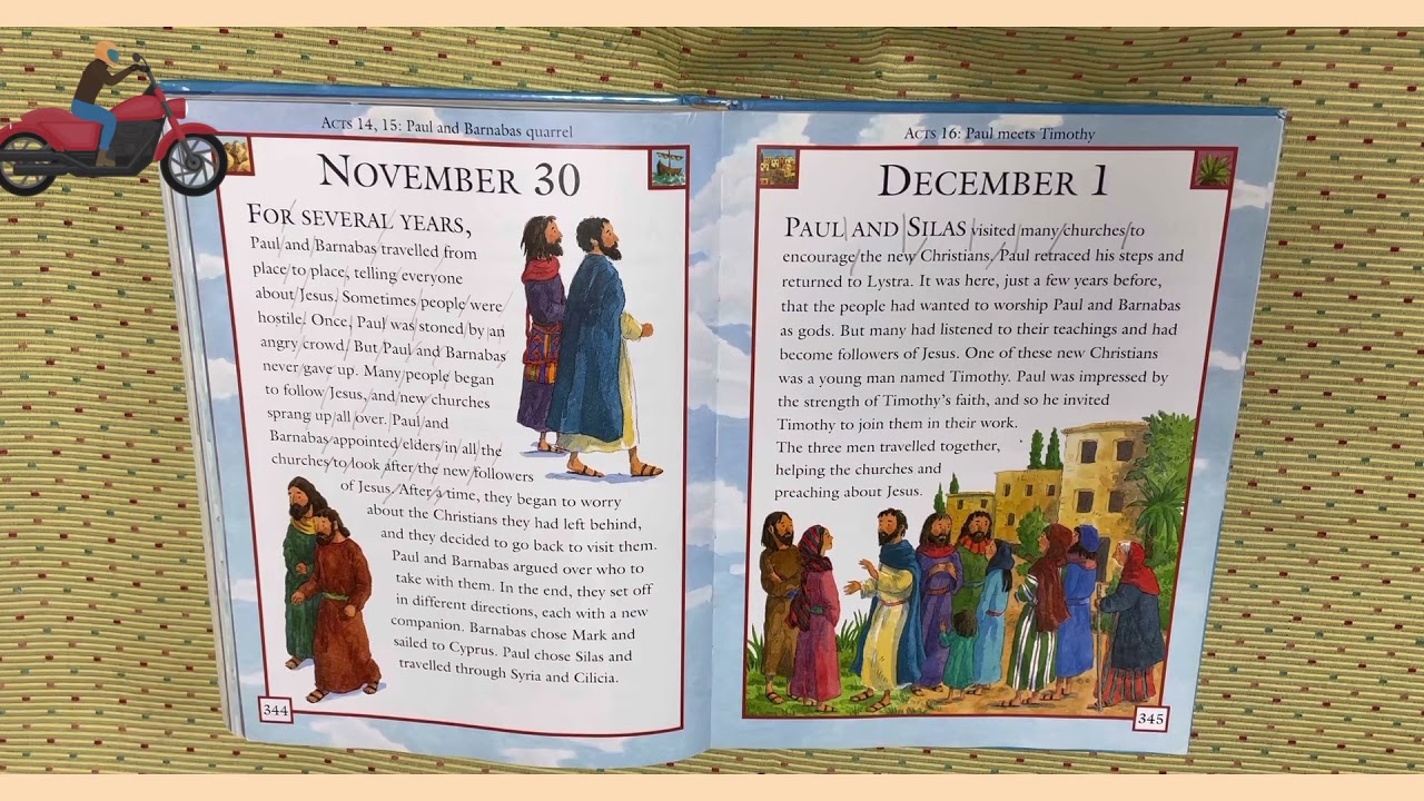 Bible Acts 16 Paul Meets Timothy December 1st #shorts #영어공부 #story #bible