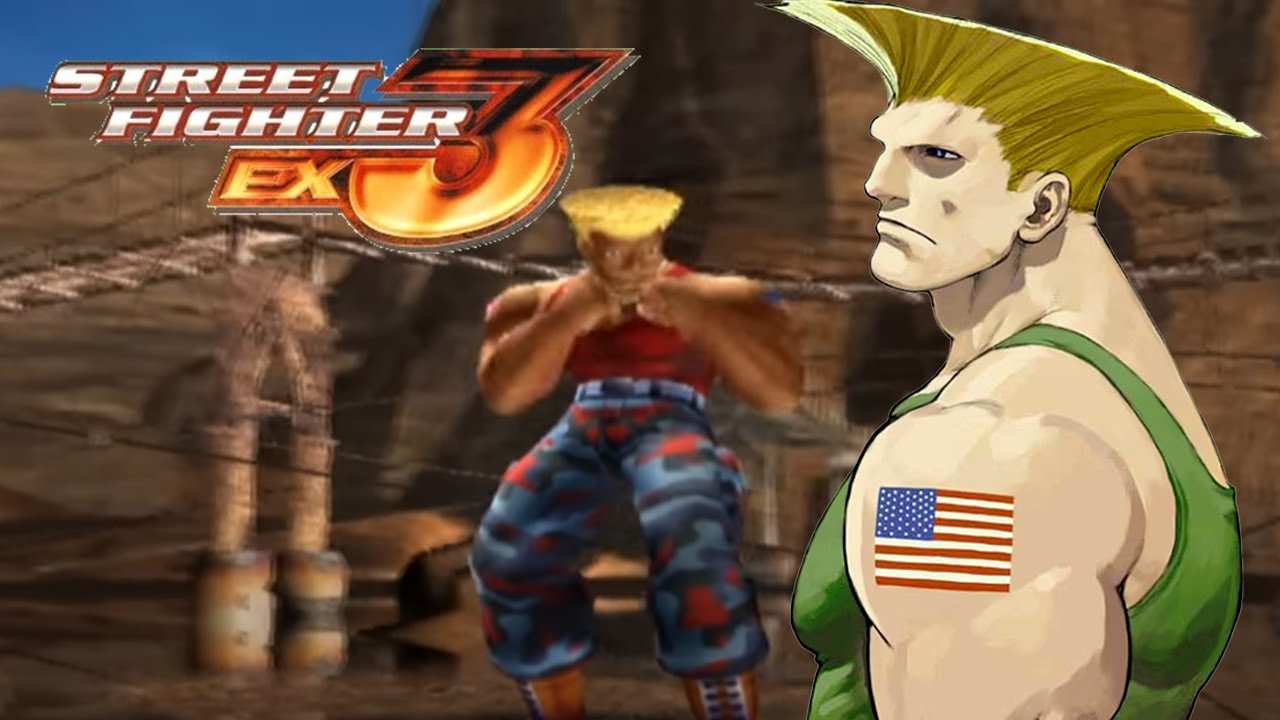 Street Fighter EX3 - Guile - Original Mode Hard Difficulty Playthrough