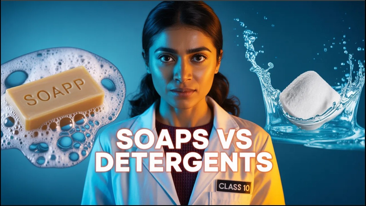 Soaps and Detergents | Class 10 Chemistry Full Chapter | Board Exam Focused