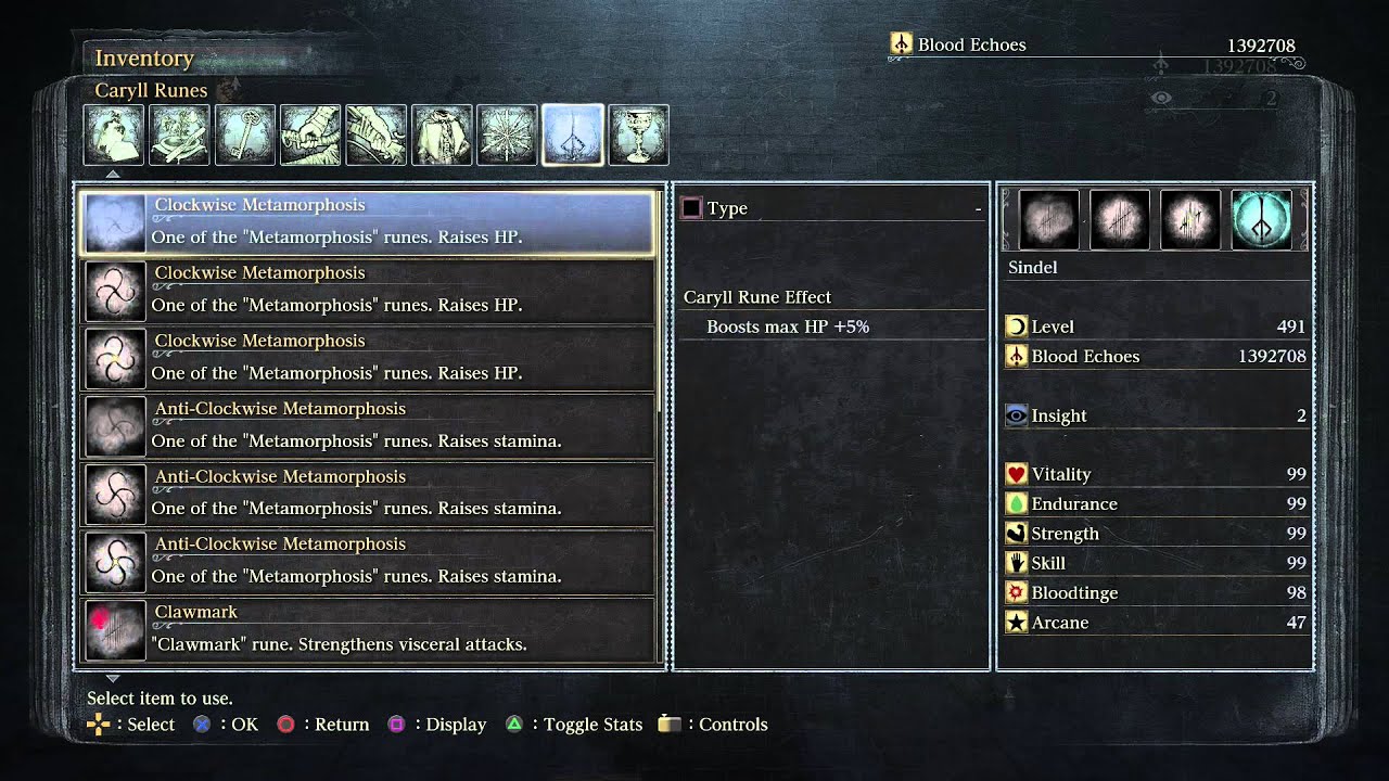 Bloodborne - The BEST BLOOD GEM On Record (PHYSICAL +34.4%)