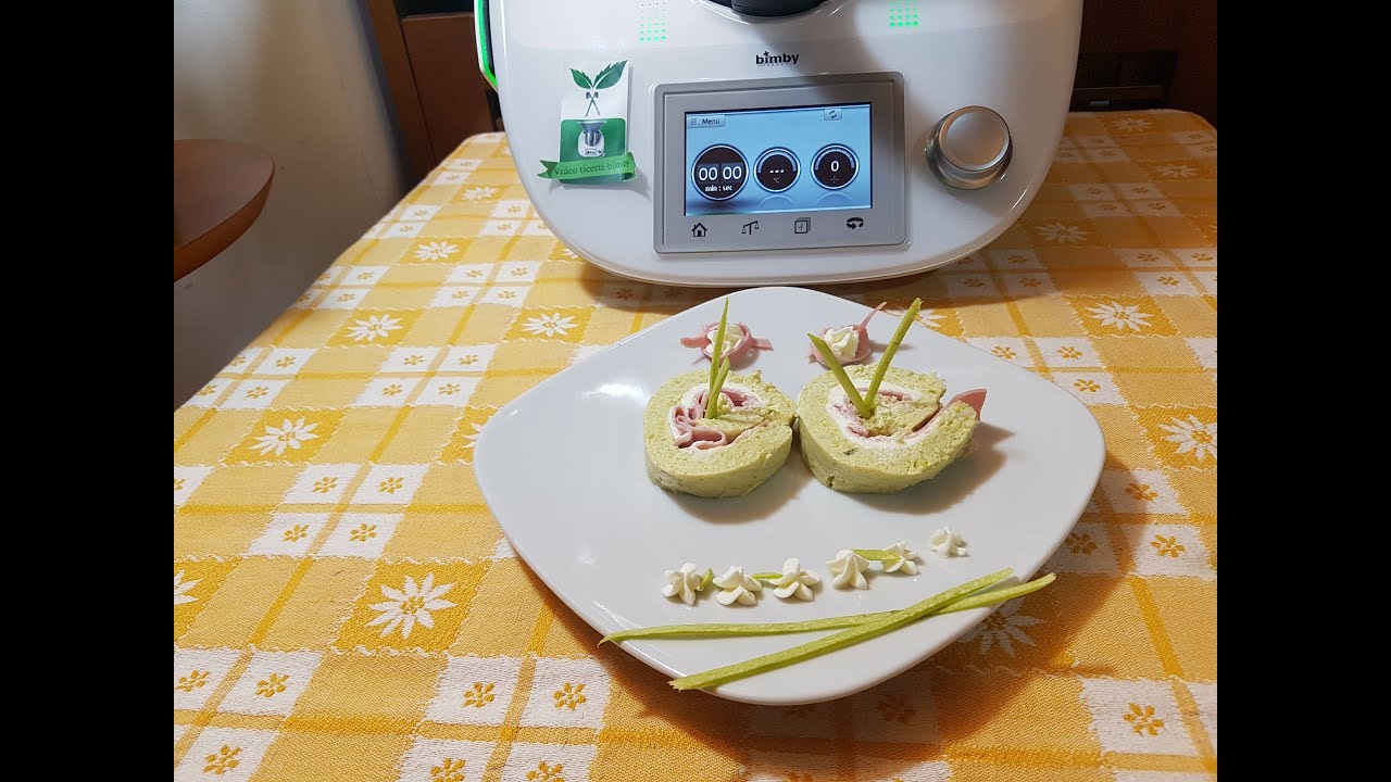 Rotolo di zucchine a vapore per bimby TM6 TM5 TM31