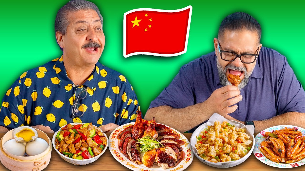 Mexican Dads Try AUTHENTIC Chinese food?