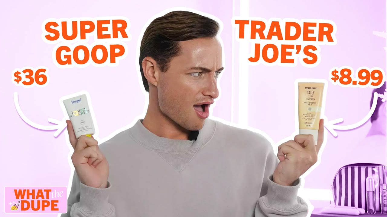 Supergoop! Unseen Sunscreen vs. $9 Trader Joe's Sunscreen (Review & Wear Test)