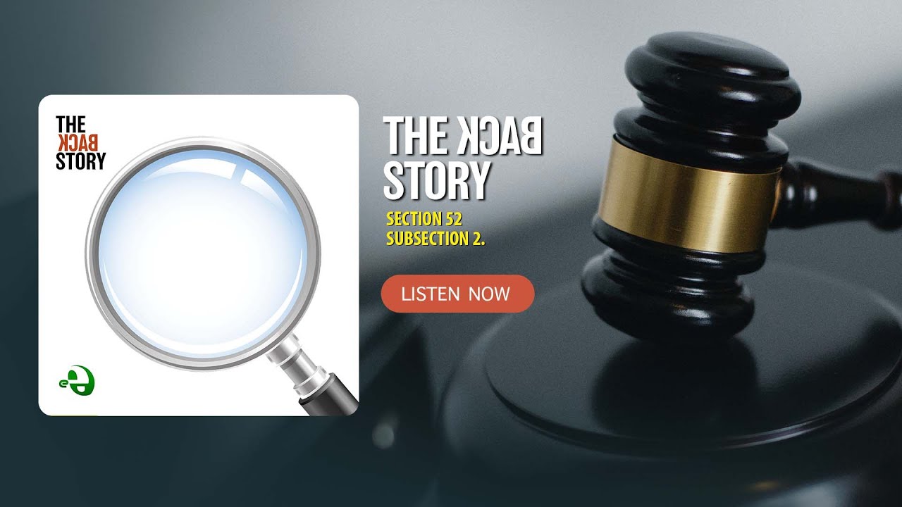 THE BACKSTORY: E37. Section 52 subsection 2
