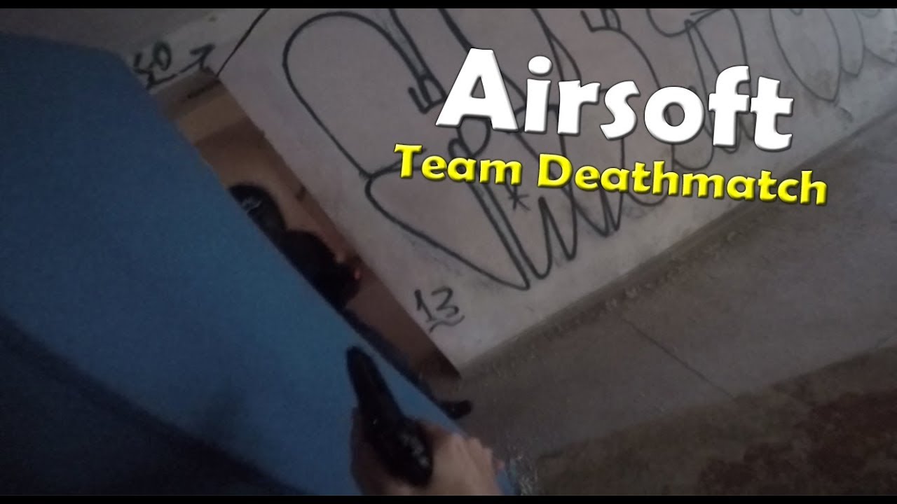GAMEPLAY - TEAM DEATHMATCH - HOSPITAL DO MEDO 31/05/2018 ALEMÃO AIRSOFT