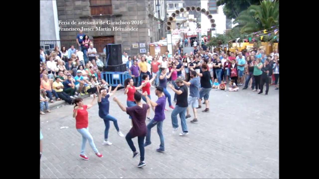 Feria de artesanía de Garachico 2016 - A.C Menceyes de Daute - Baile del Tambor ( La Gomera )