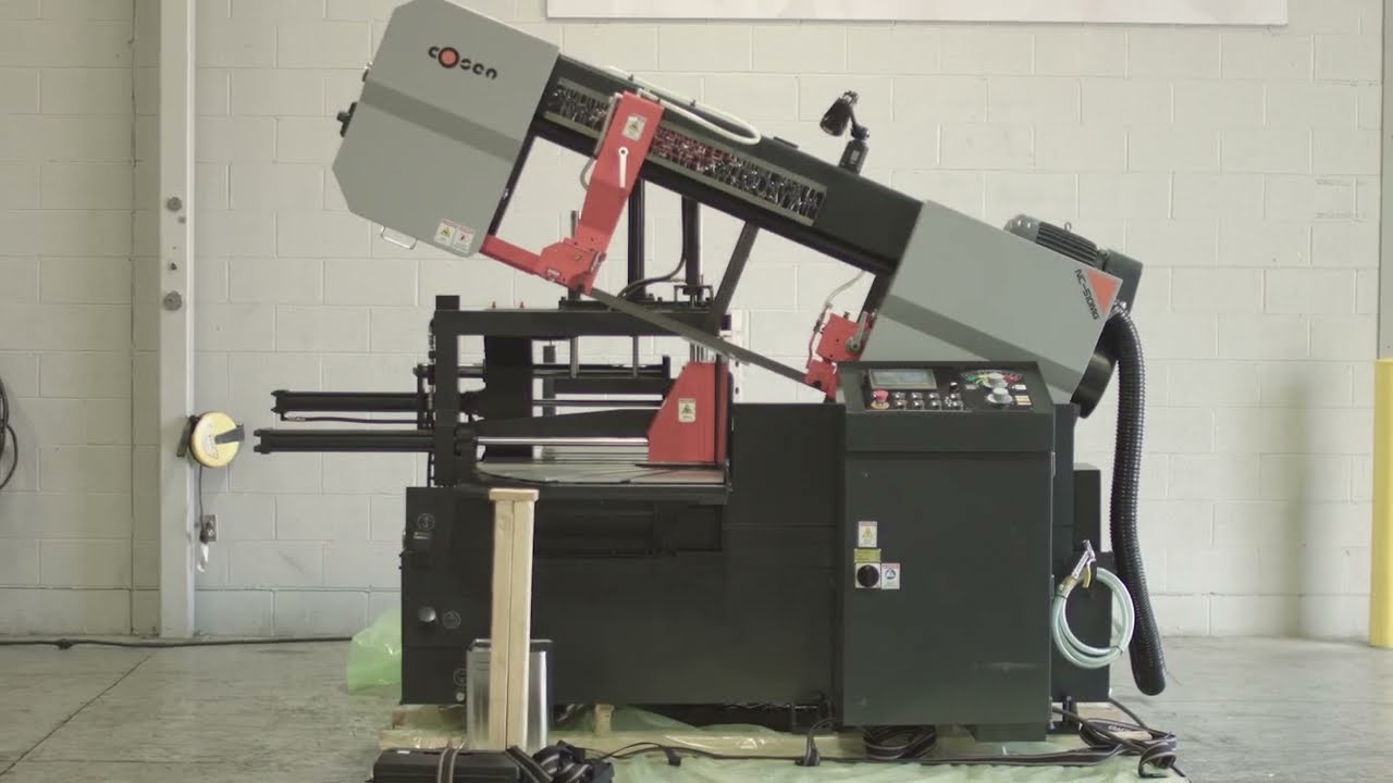 Cosen's NC -510MG - A Horizontal Scissor Style, Mitering Band Saw