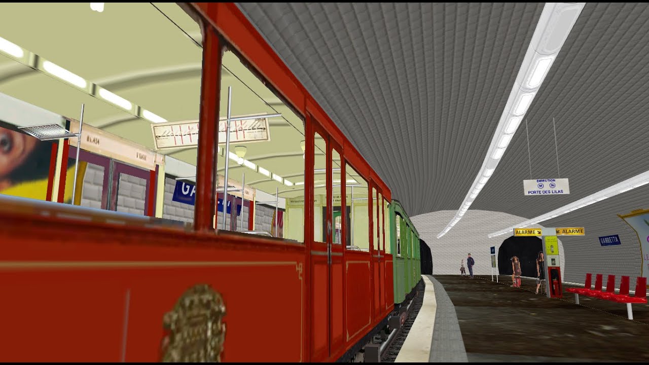 voyage metro paris Gambetta   Porte de lilas
