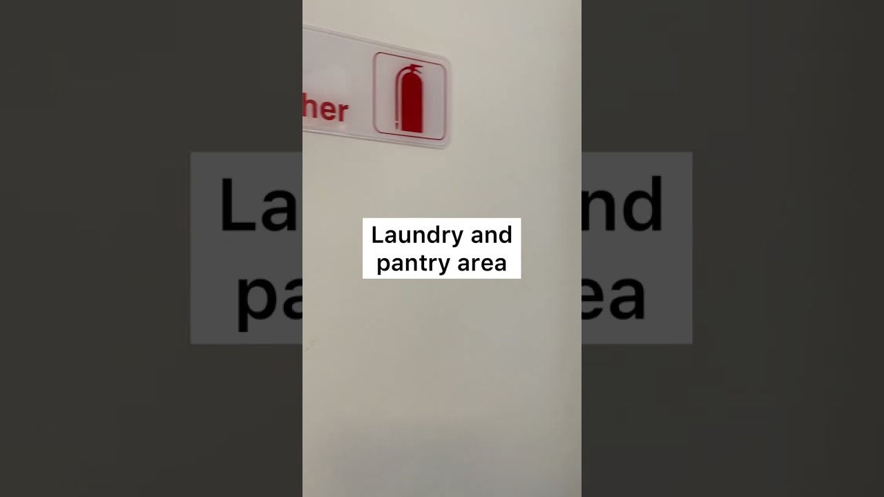 Foster care home inspection example: laundry, kitchen, emergency supplies