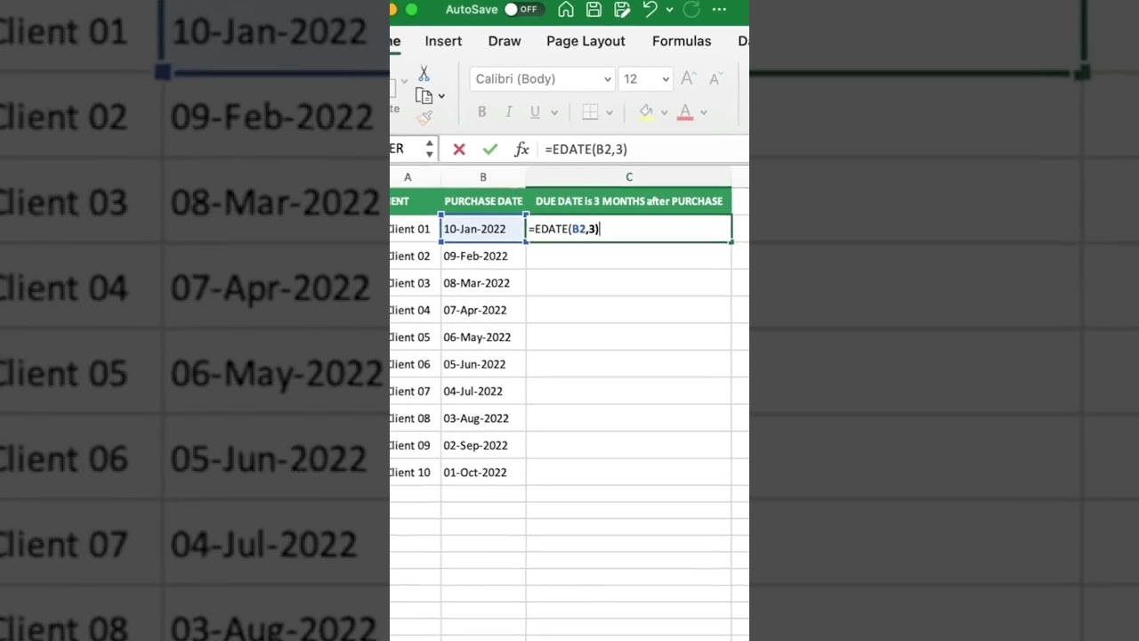 Due date calculation | Advance Excel Formula | MyExcelGeeks