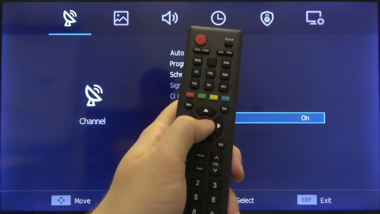 Hisense LED TV - Как включить/выключить автоматическое обновление каналов? HiSense Smart TV (H40BE50