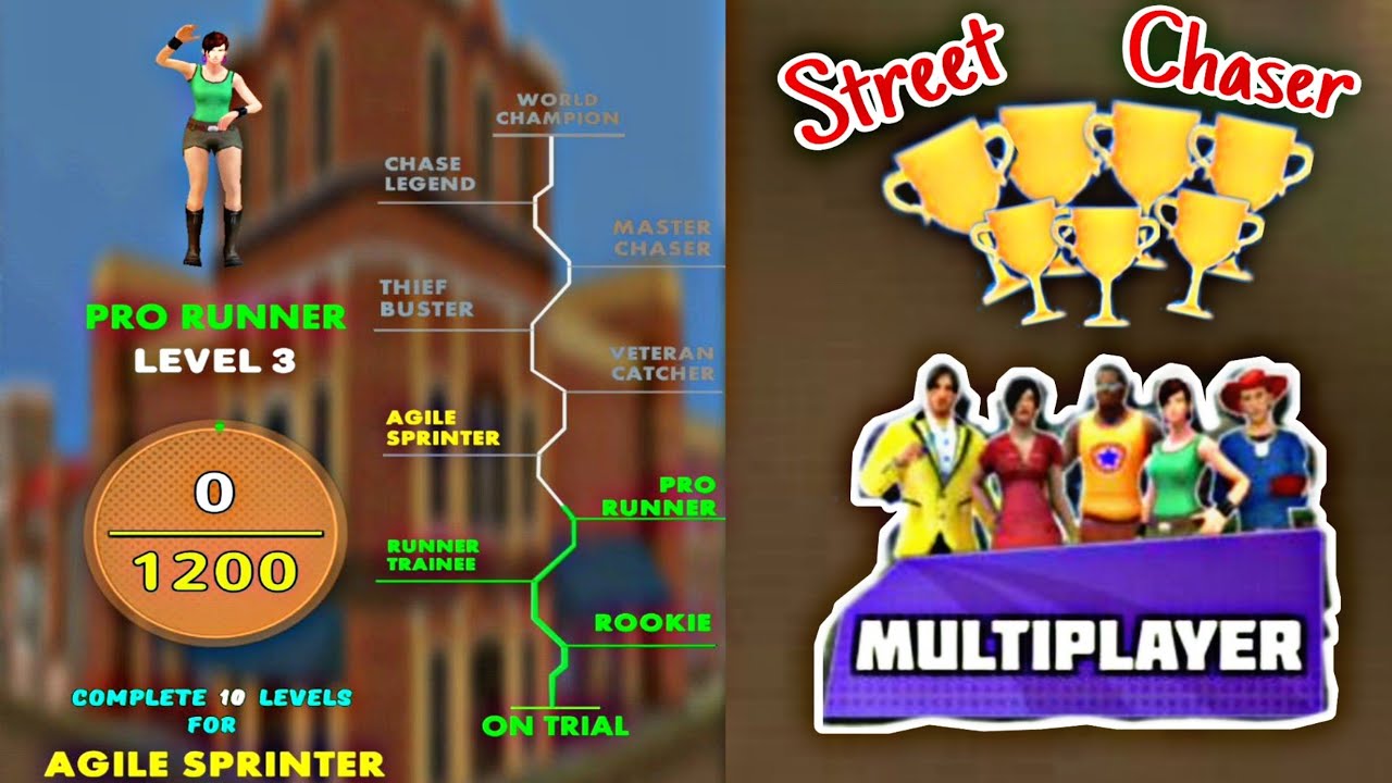 Street Chaser Chasing Gameplay||Online Multiplayer