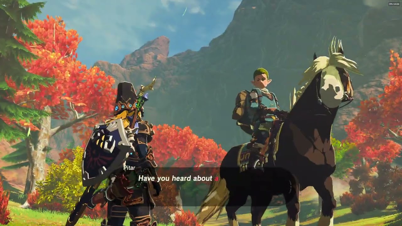 Relaxing Breath of The Wild Gameplay Walking Across Hyrule