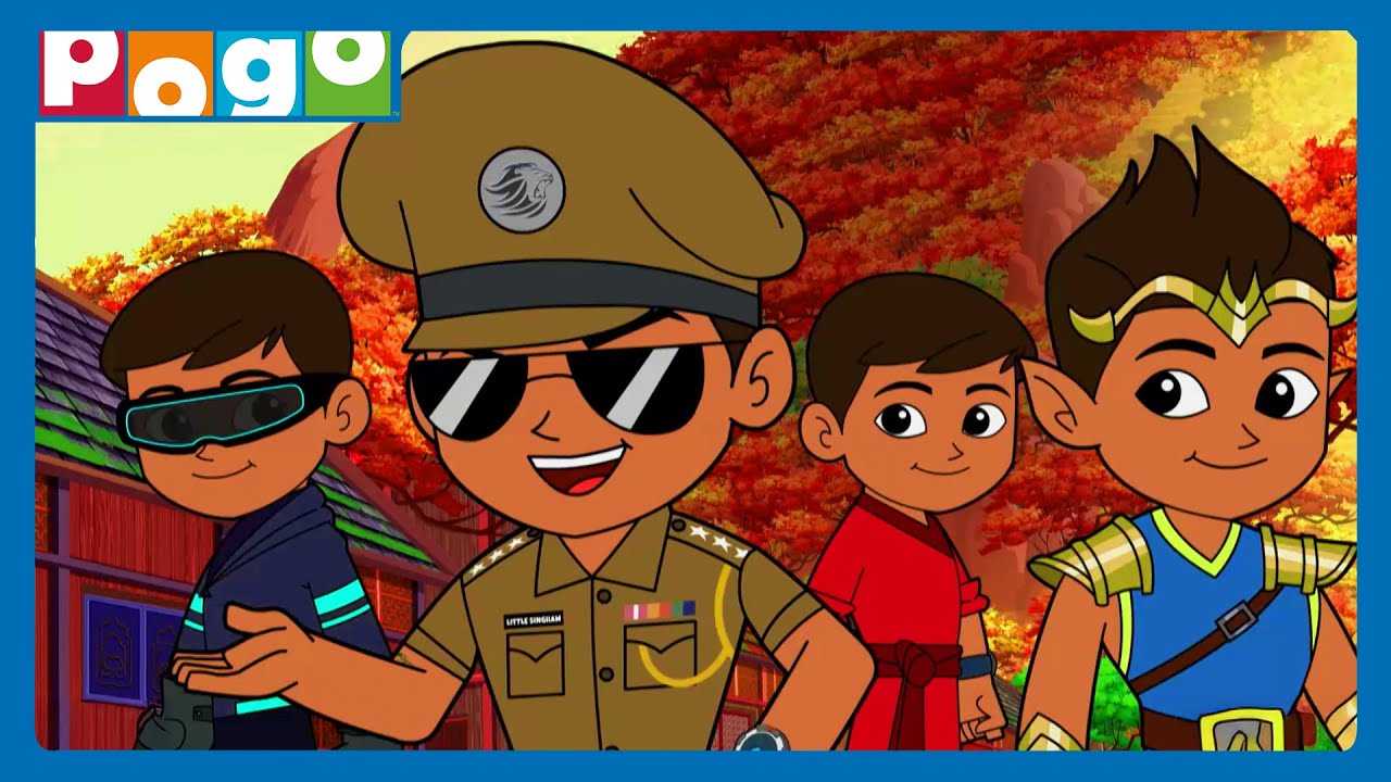 Little Singham in Multiverse 🦁| Little Singham's Super Cop Action! 👊 | #multiverse | @PogoChannel